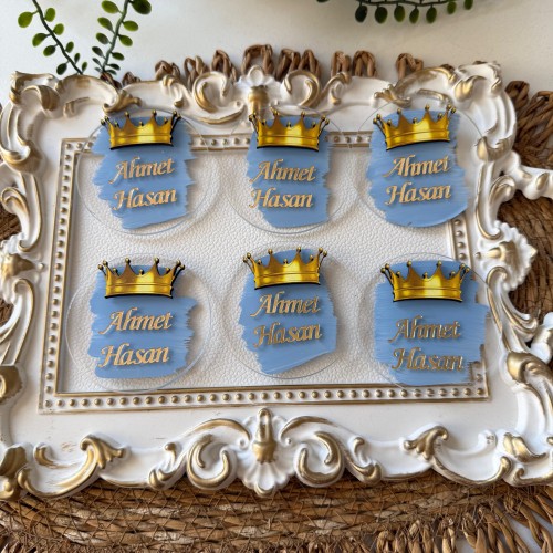 Figürlü Magnet İsme Özel – Doğum, Yaş Günü & Nikah Hediyeliği