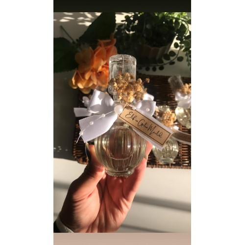 Söz Nişan Düğün Kına Doğum Hediyelik Kolonya Şişesi – Seçilebilir Esanslı Davet Hediyesi