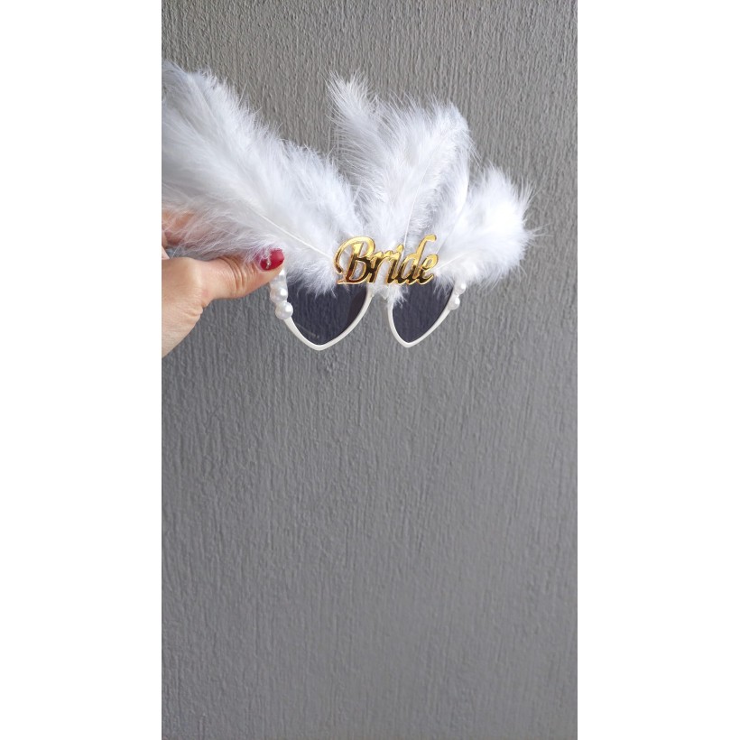 Tüylü Bride Gözlük