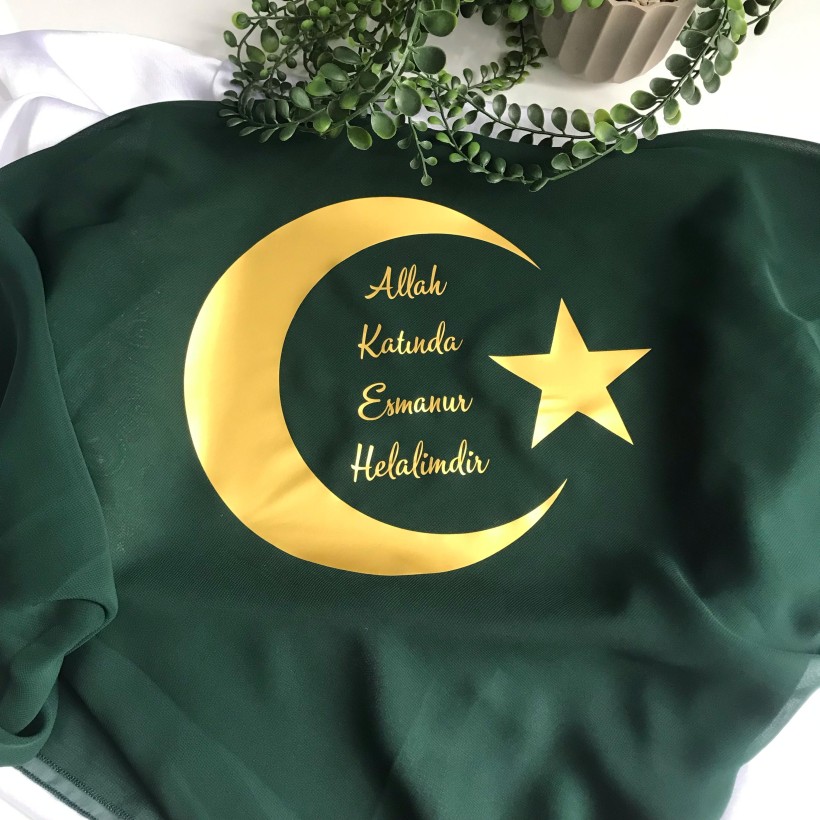 Baskılı Damat Şalı