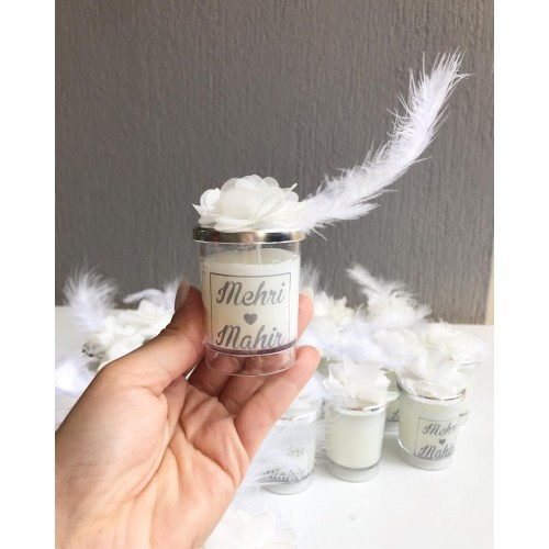 Hediyelik Süslü Mum – Özel Günler İçin Dekoratif ve Zarif Mum