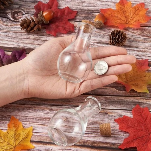 Armut Şekilli Mantar Başlıklı Cam Şişe – Söz, Nişan, Nikah & Kına Hediyelik Şişe