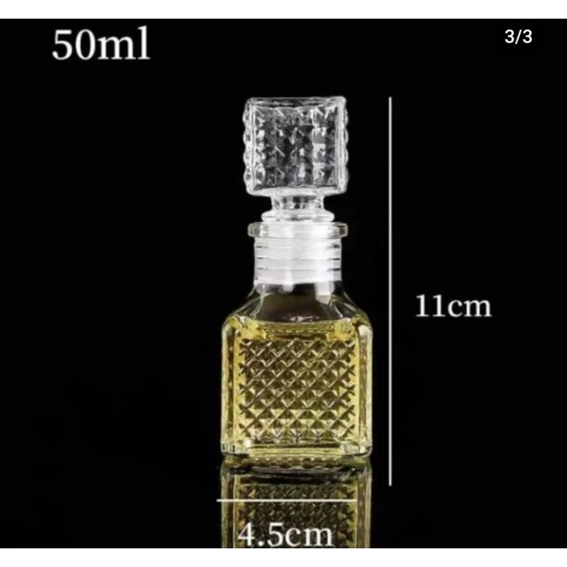 Kristal Detaylı Cam Şişe Kolonyalık – Söz, Nişan, Nikah & Kına İçin Zarif Hediyelik