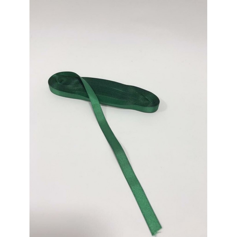 Yeşil 1 cm saten kurdele