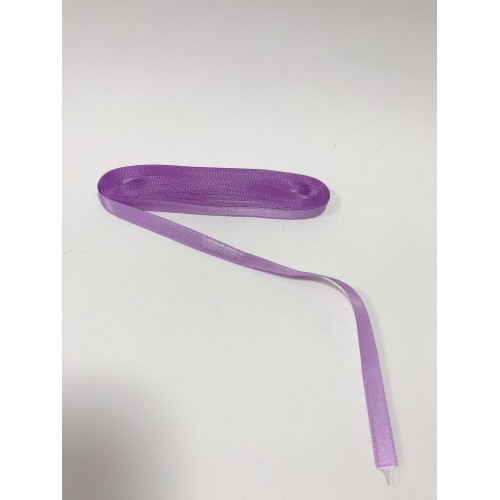 Lila 1 cm saten kurdele