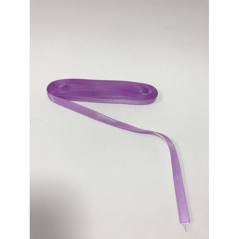 Lila 1 cm saten kurdele