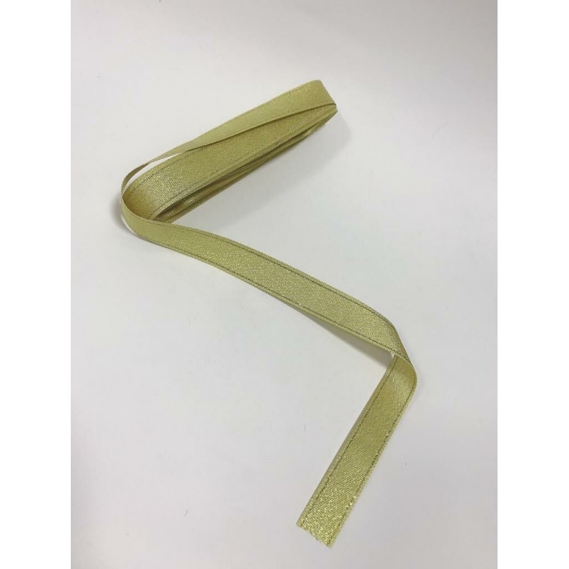 2 cm saten kurdele simli gold