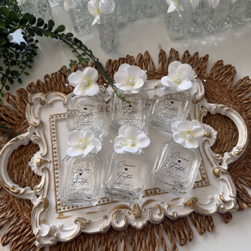 Simli Kolonya Şişesi – Söz, Nişan, Düğün, Kına & Doğum Hediyeliği