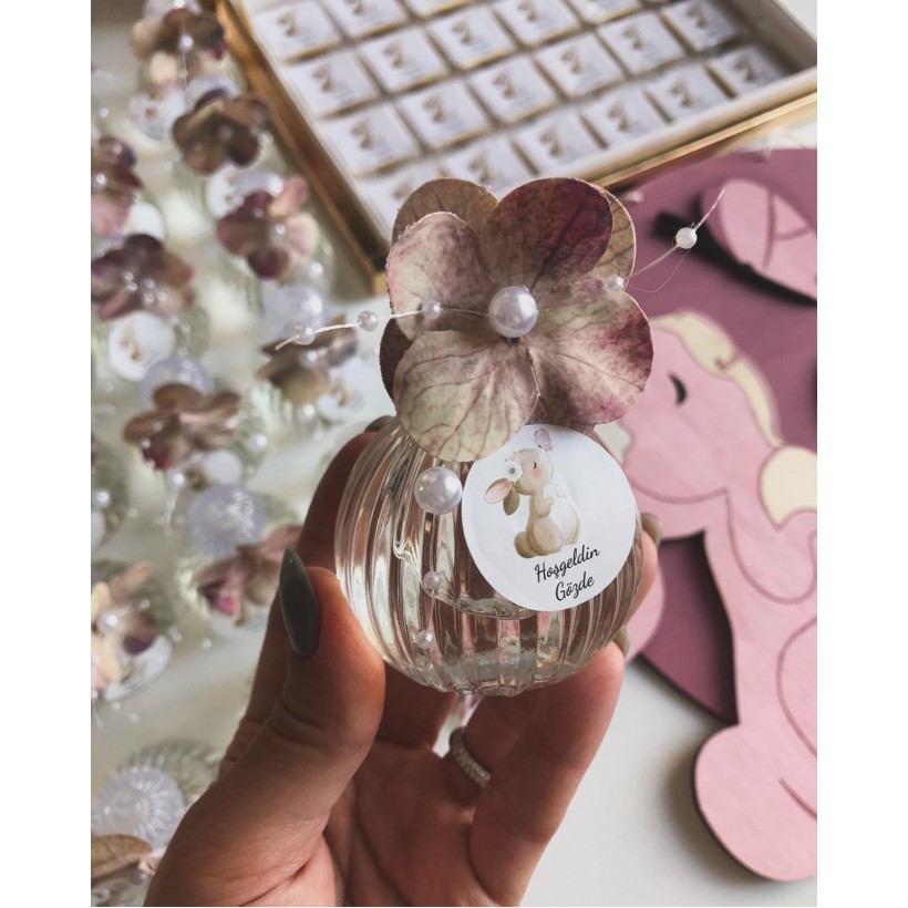 Söz Nişan Düğün Kına Doğum Hediyelik Kolonya Şişesi – Kişiye Özel Davet Hediyesi