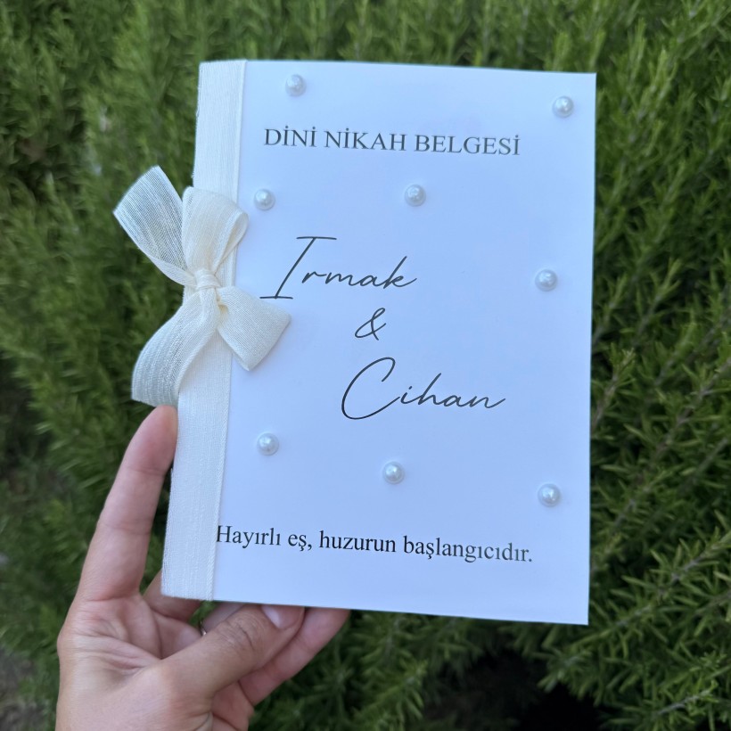 Dini Nikah Hatıra Belgesi